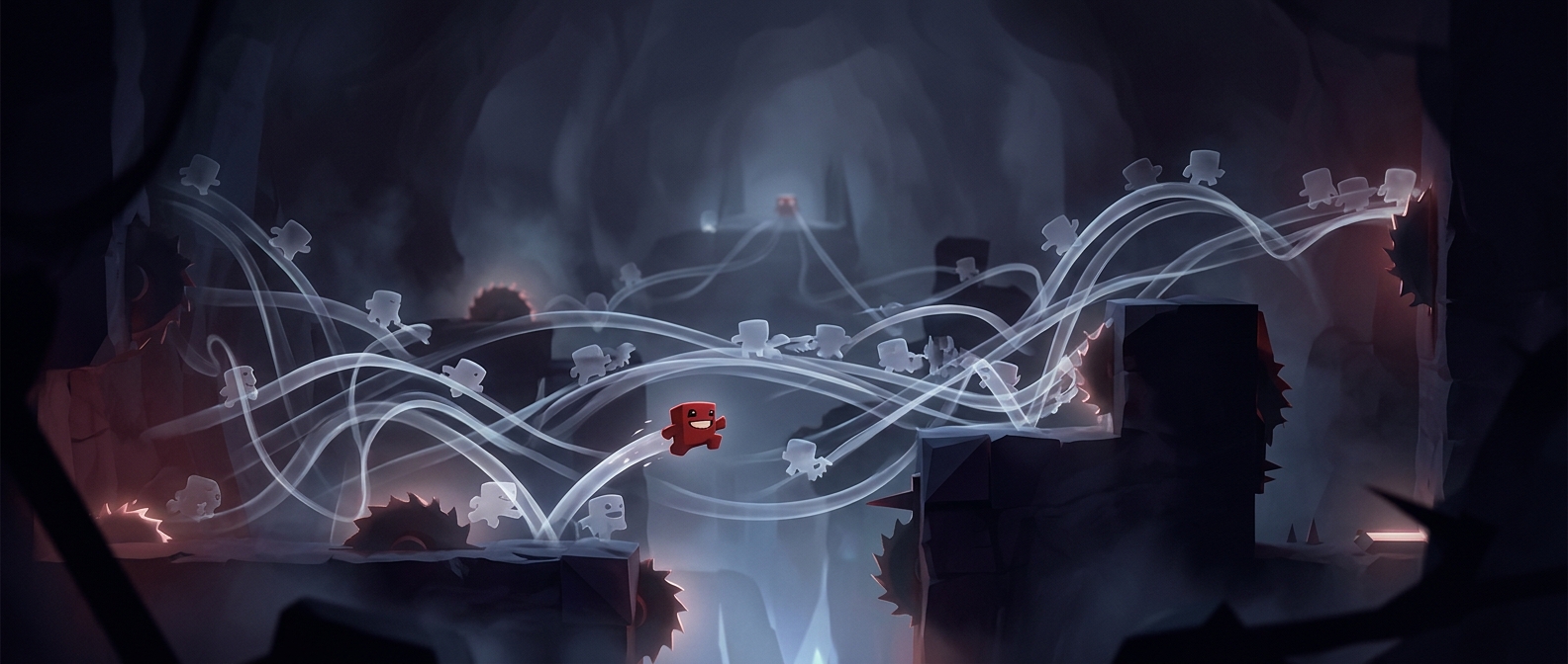 Super Meat Boy turns every death into a replay
