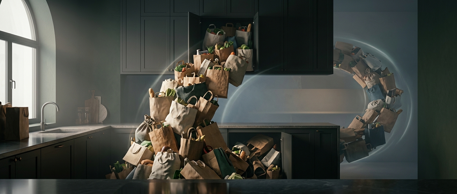Why shopping bags multiply under your kitchen sink