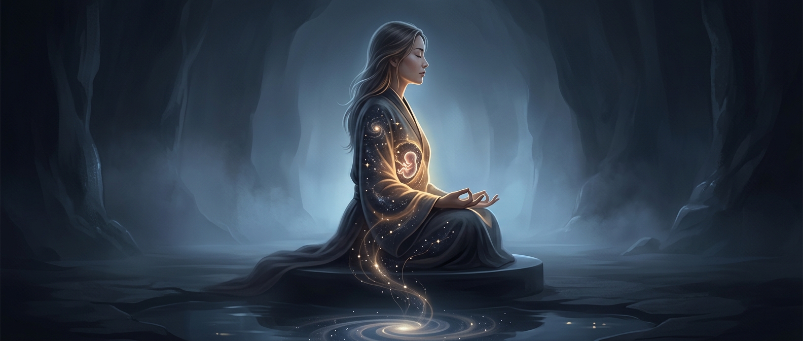 Wei Huacun visualized cosmic stars inside her organs to gestate an immortal spirit fetus within her own body