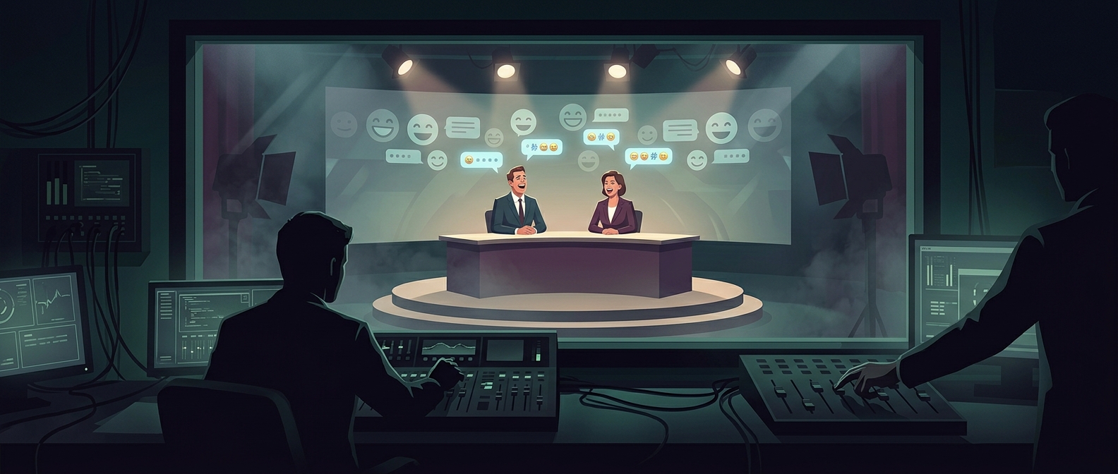 Morning TV banter is scripted, not spontaneous