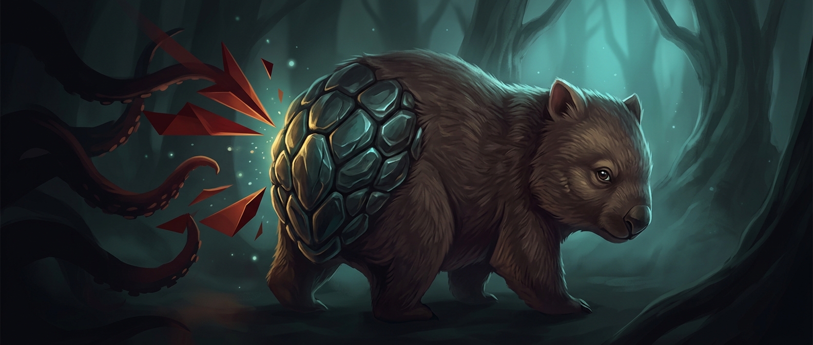 Why wombats use their backsides as shields