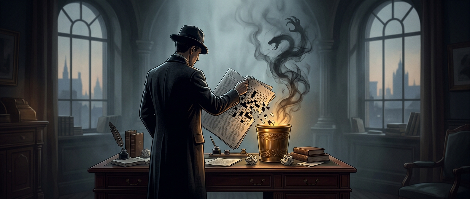 Crosswords were once called a sinful waste of time