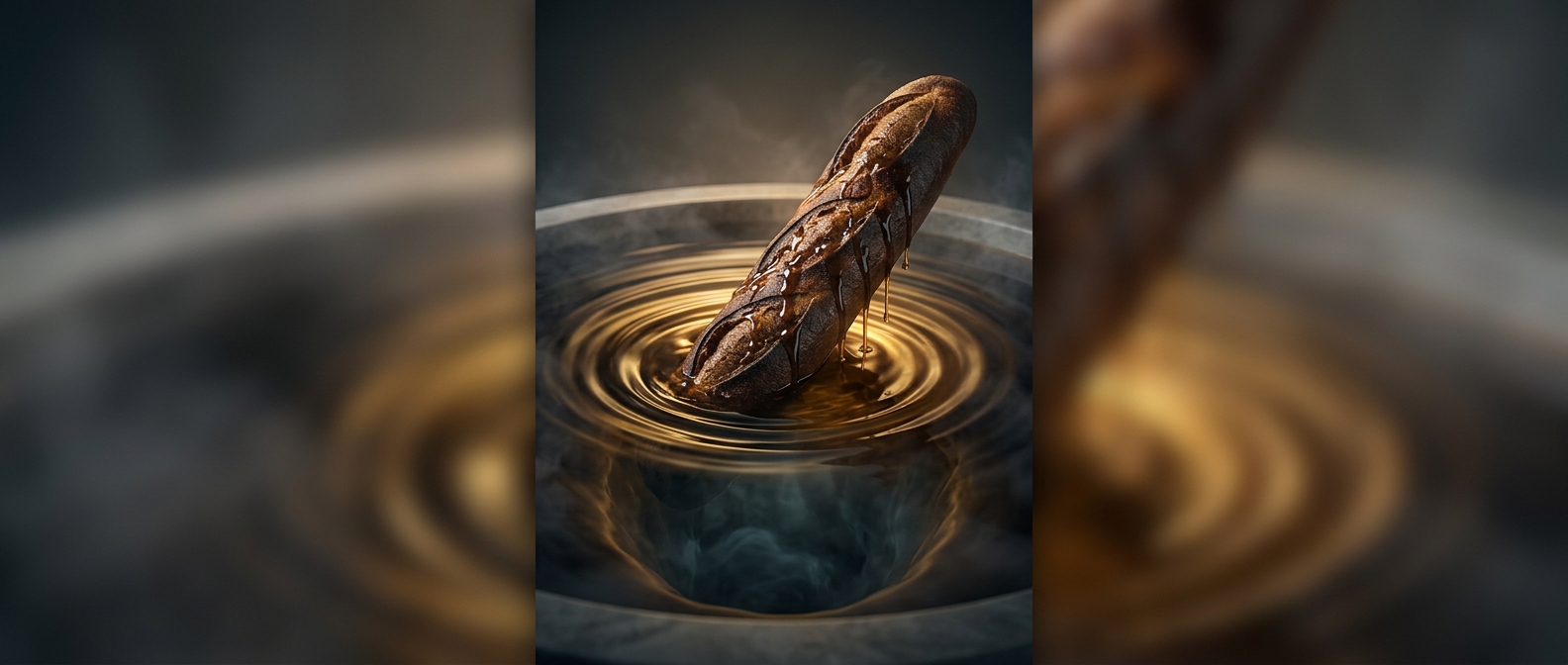 French dip sandwiches require violently soggy roasted bread