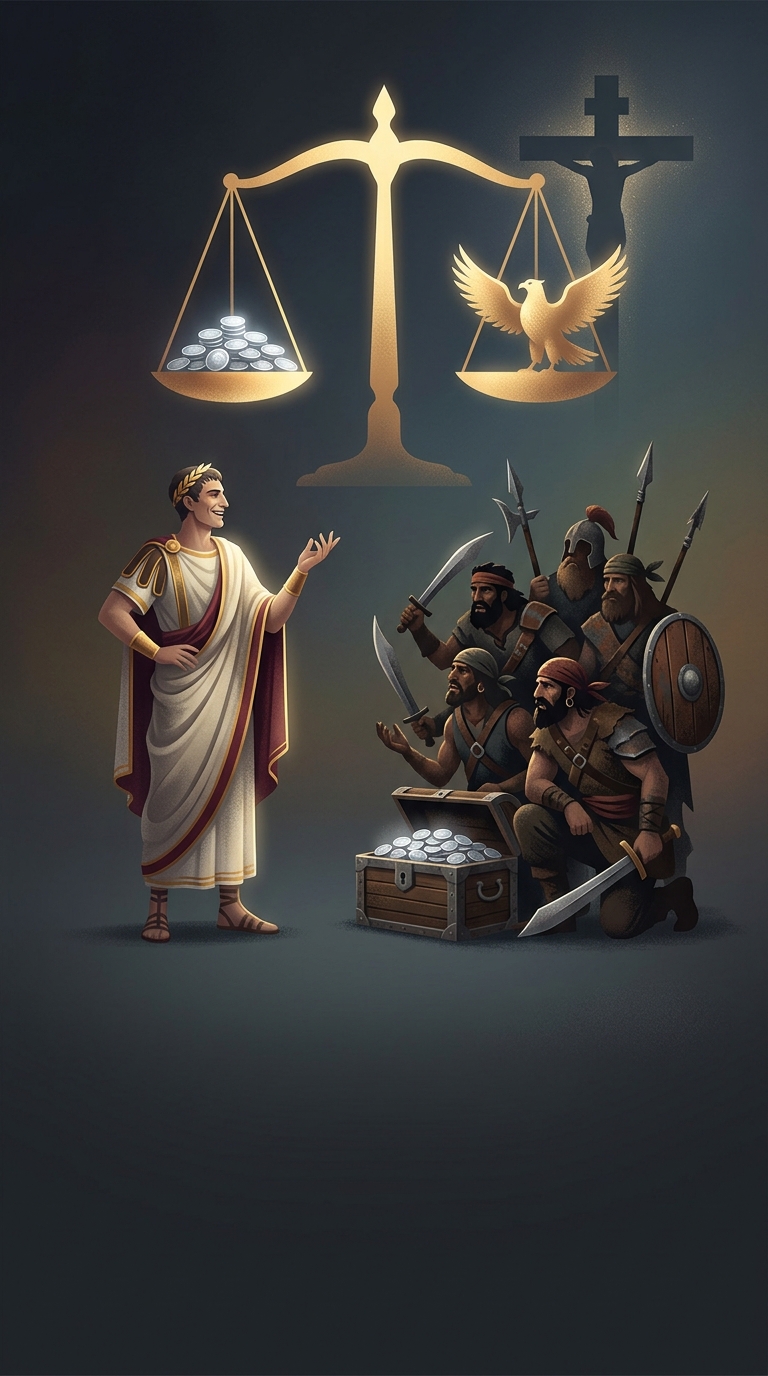 Julius Caesar was kidnapped by heavily armed Cilician pirates in 75 BC who demanded twenty talents of silver for his safe return, which he took as a massive personal insult.