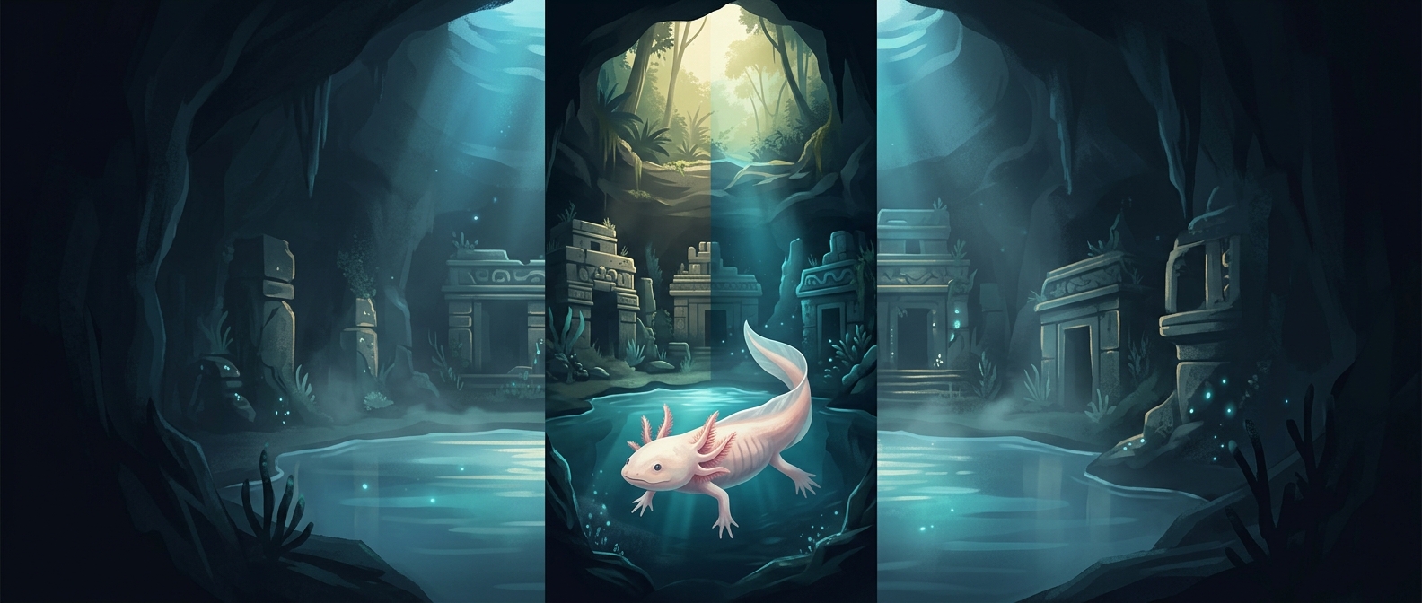 The salamander that never grows up