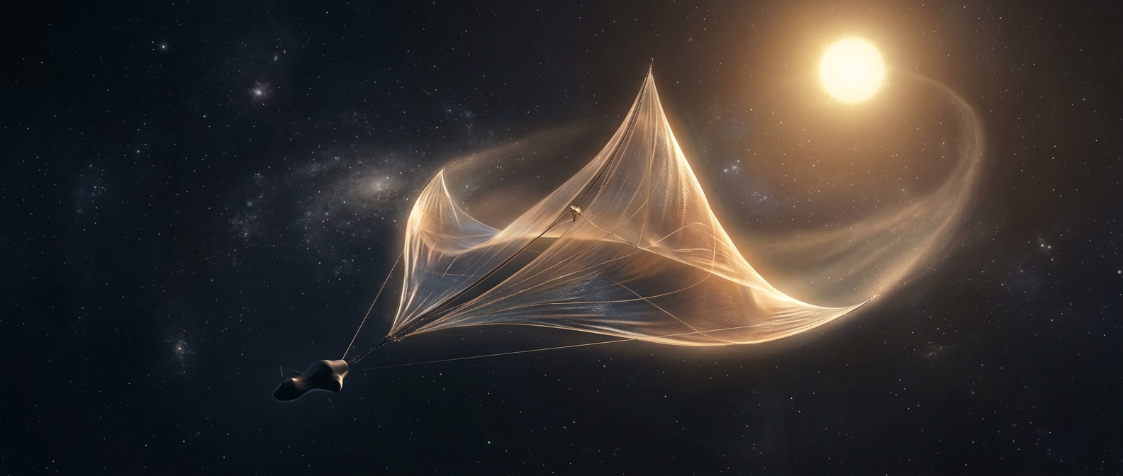 Spacecraft can sail on sunlight