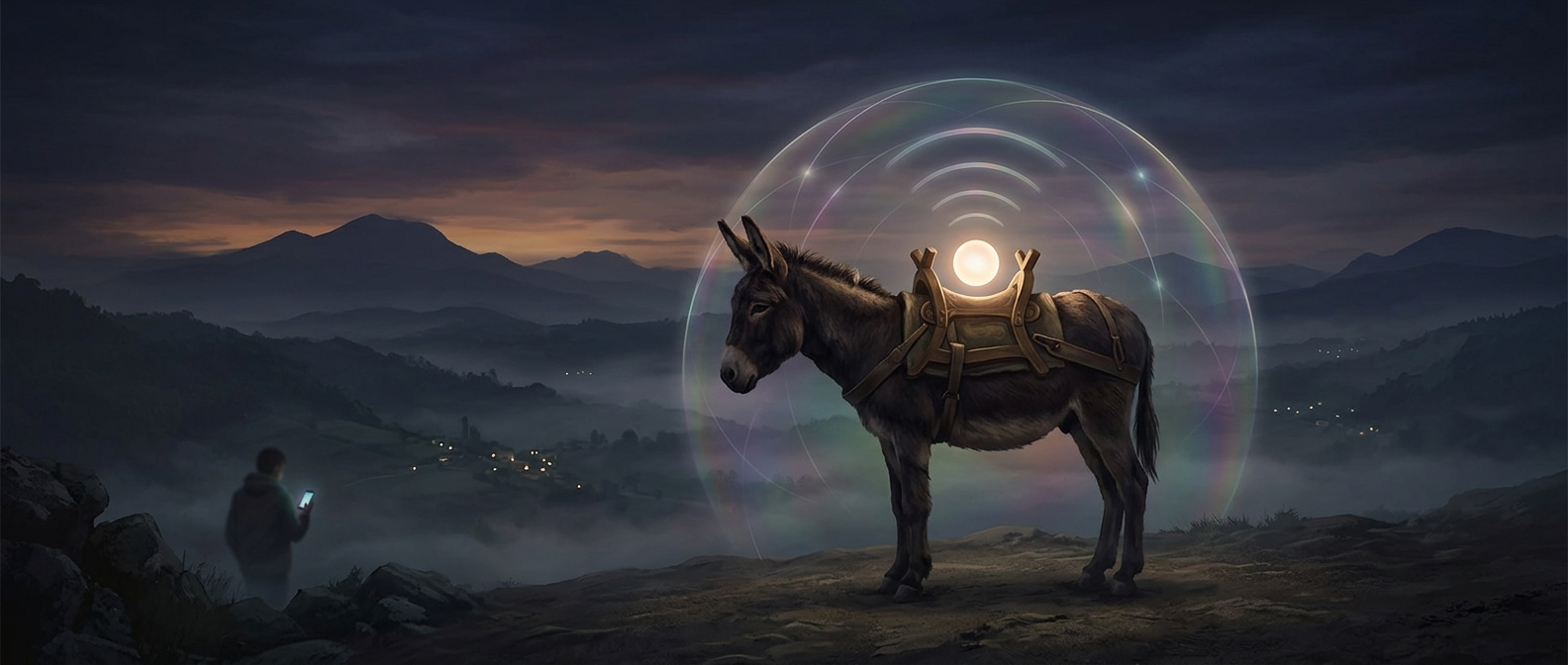 Donkeys have carried Wi-Fi to remote schools