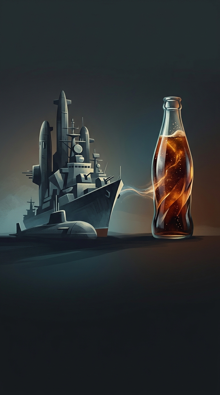 Soviet officials famously traded seventeen submarines, a cruiser, a frigate, and a destroyer to PepsiCo in 1989 just to secure a massive shipment of sugary soda.