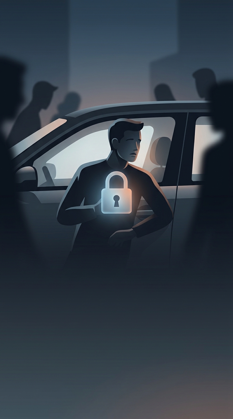 Why do you instinctively lock your car doors when driving through a sketchy neighborhood, even if your windows are up?