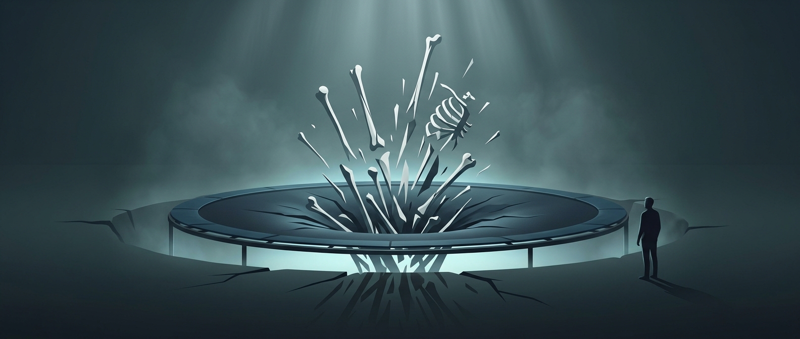 Why trampolines cause so many broken bones