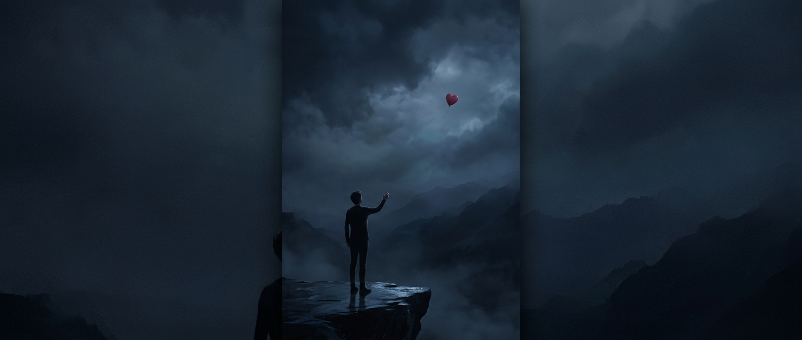 Why a drifting balloon feels strangely sad