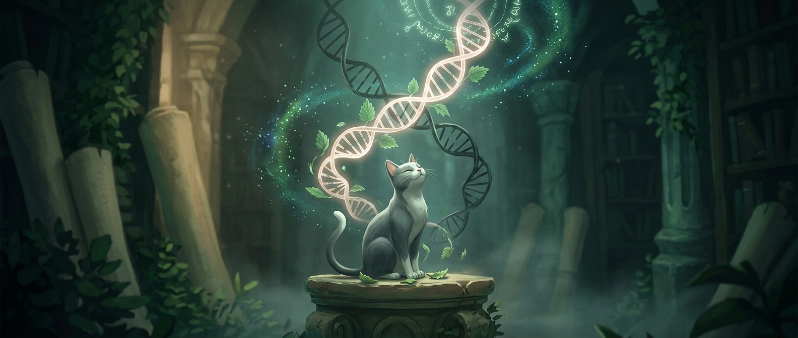 Кошачья генетика диктует их реакцию на кошачью мяту