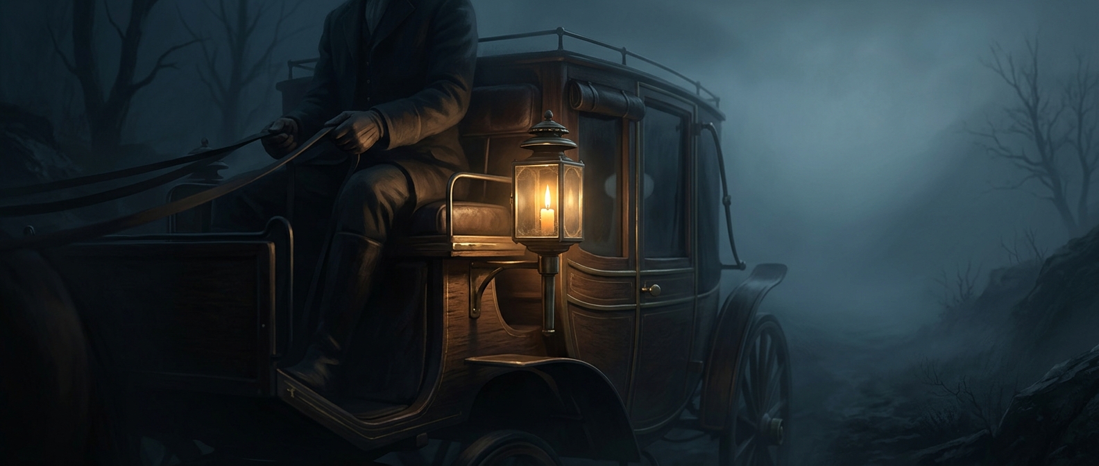Before headlights, carriages used candles