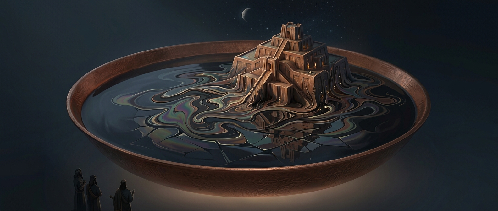 Ancient Mesopotamian priests predicted the inevitable collapse of empires by staring at oil dropped into water
