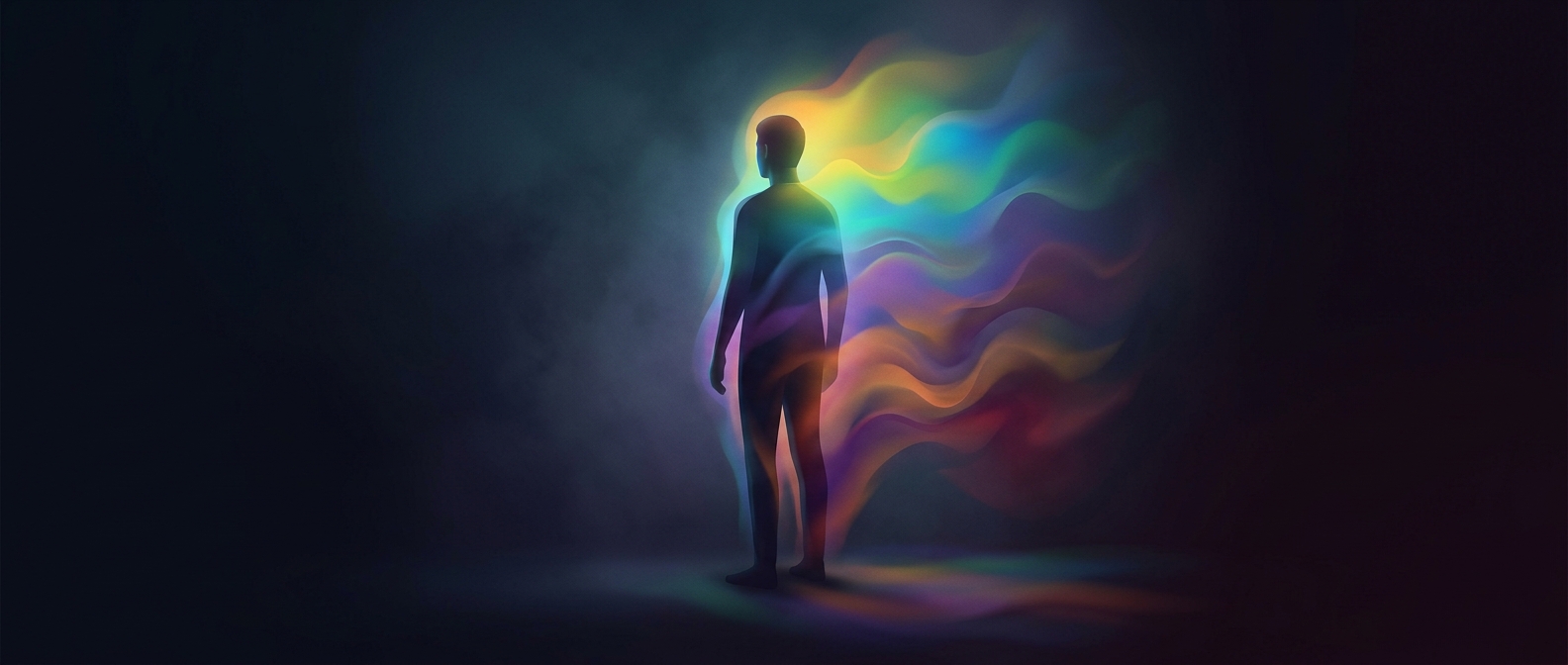 Human auras change colors based on your daily mood