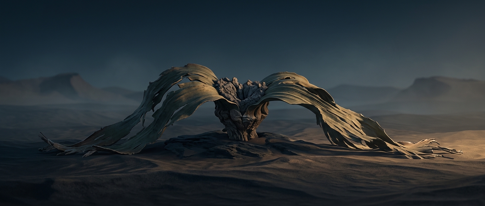 The desert plant that lives with just two leaves