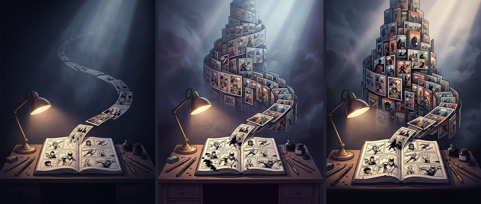 A comic empire began as a late night sketch