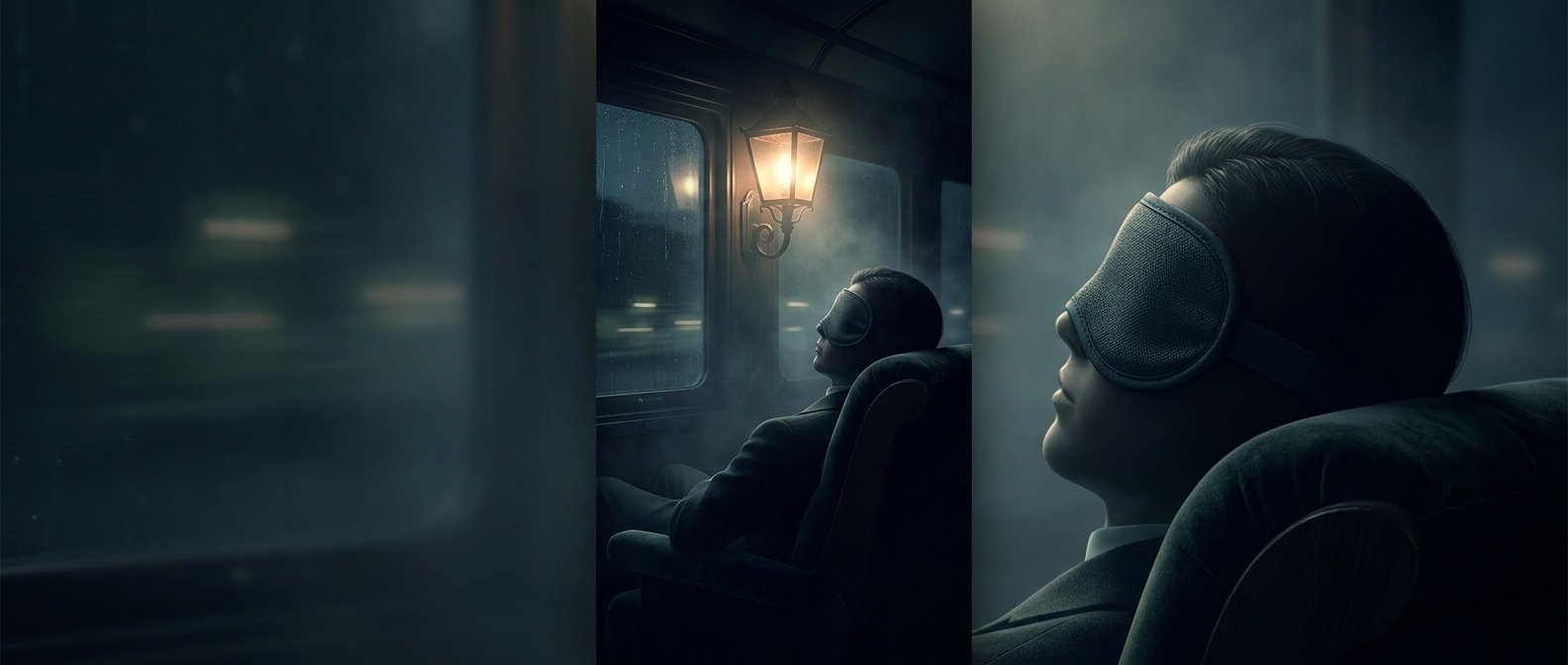 Why old sleeping masks blocked gas lamps
