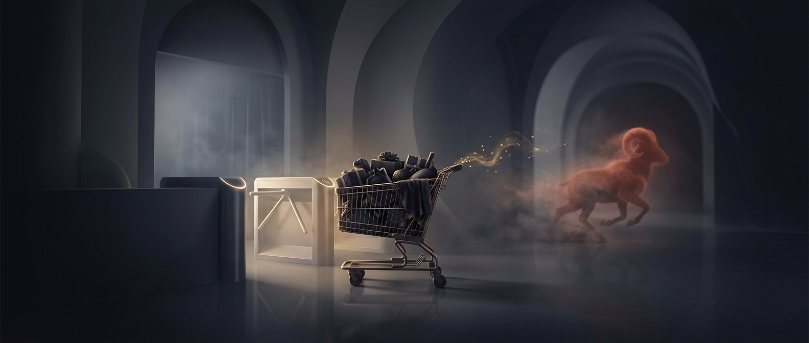 Waiting in lines prompts Aries to abandon carts