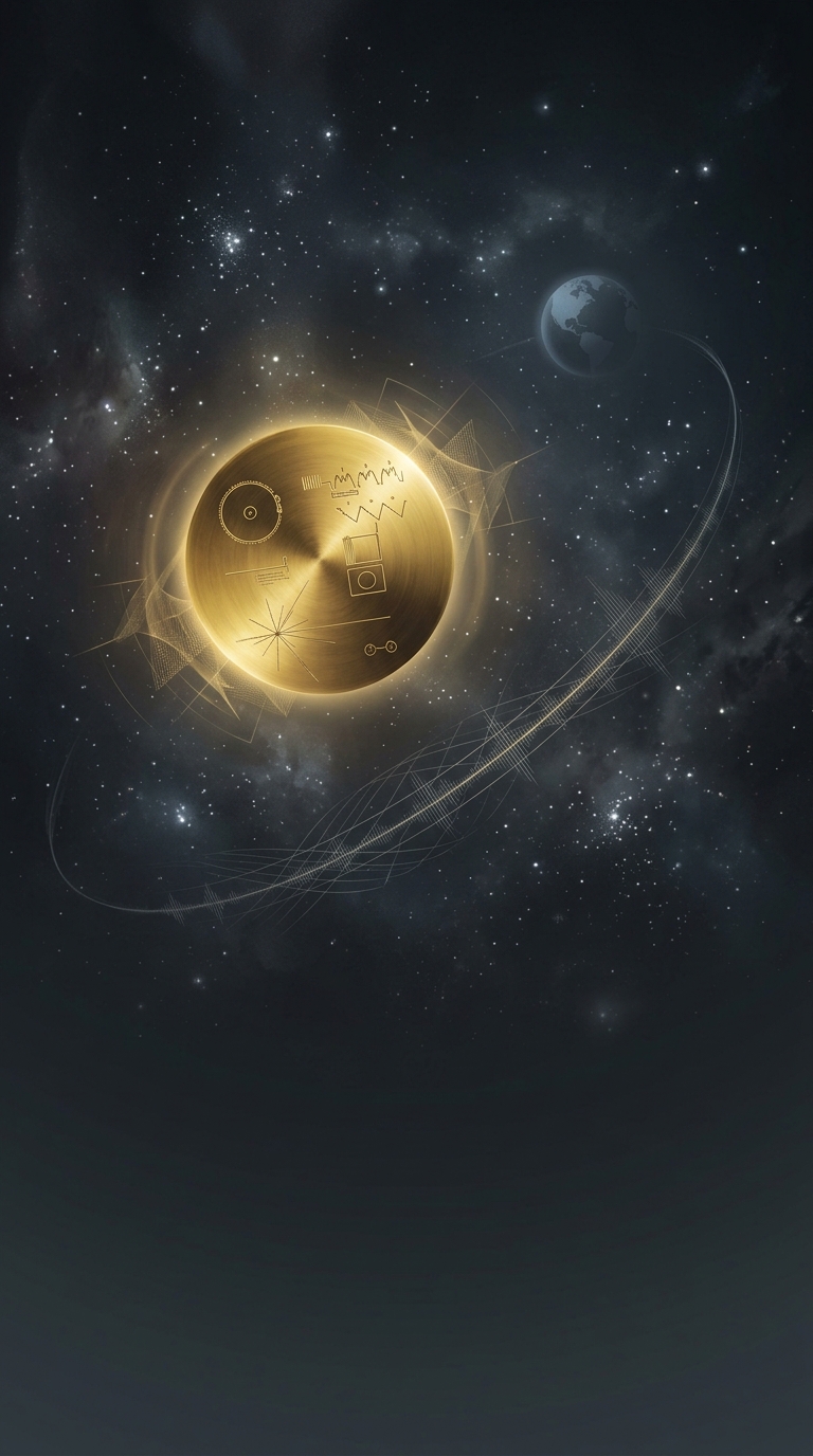 NASA equipped the Voyager 1 space probe with a gold-plated audio-visual disc containing greetings in 55 languages, sounds of Earth, and a curated selection of music designed to…