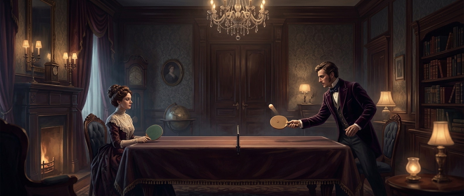 Table tennis began as a Victorian dinner game