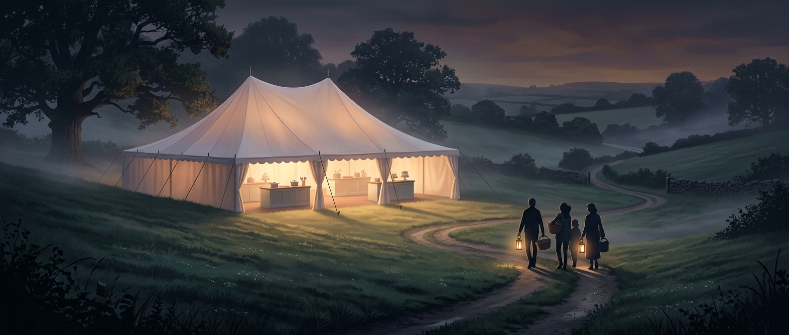 Почему в палатке The Great British Bake Off тихо по будням