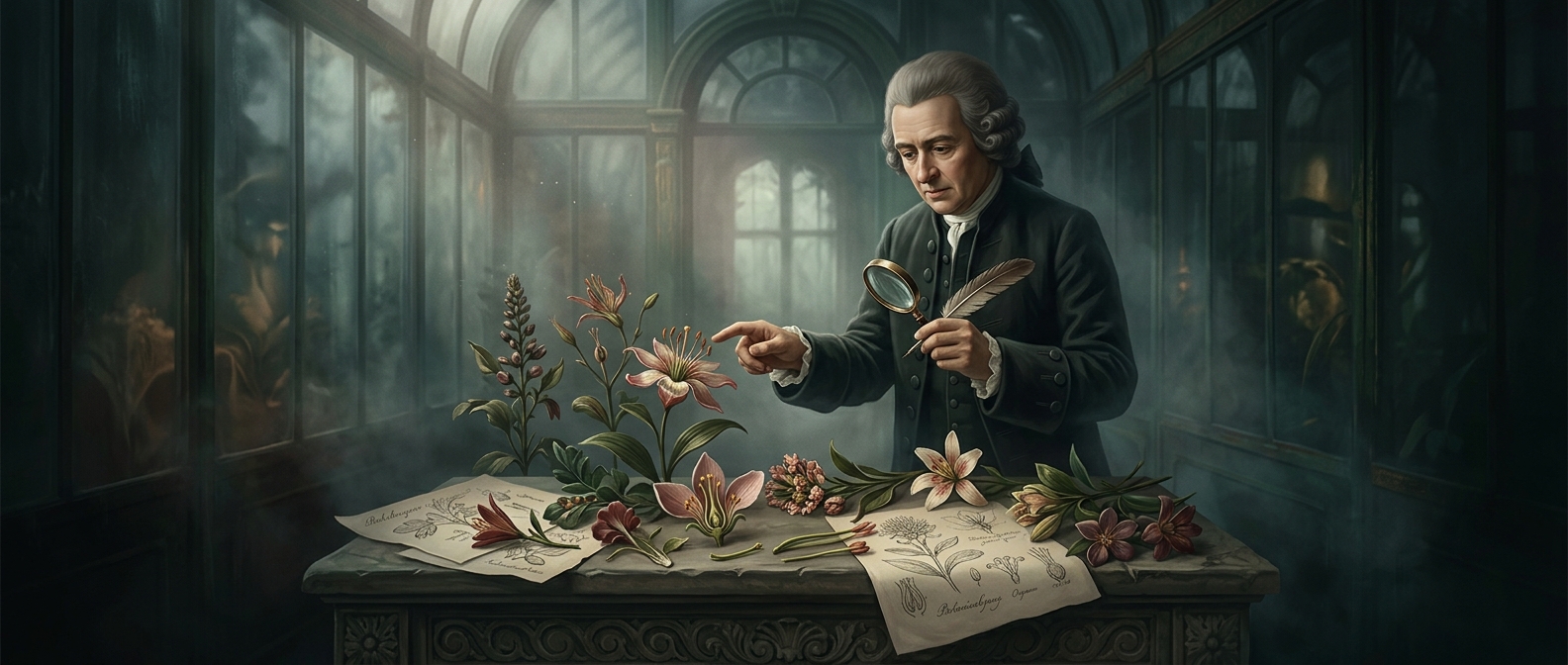 Linnaeus classified plants by their sex organs