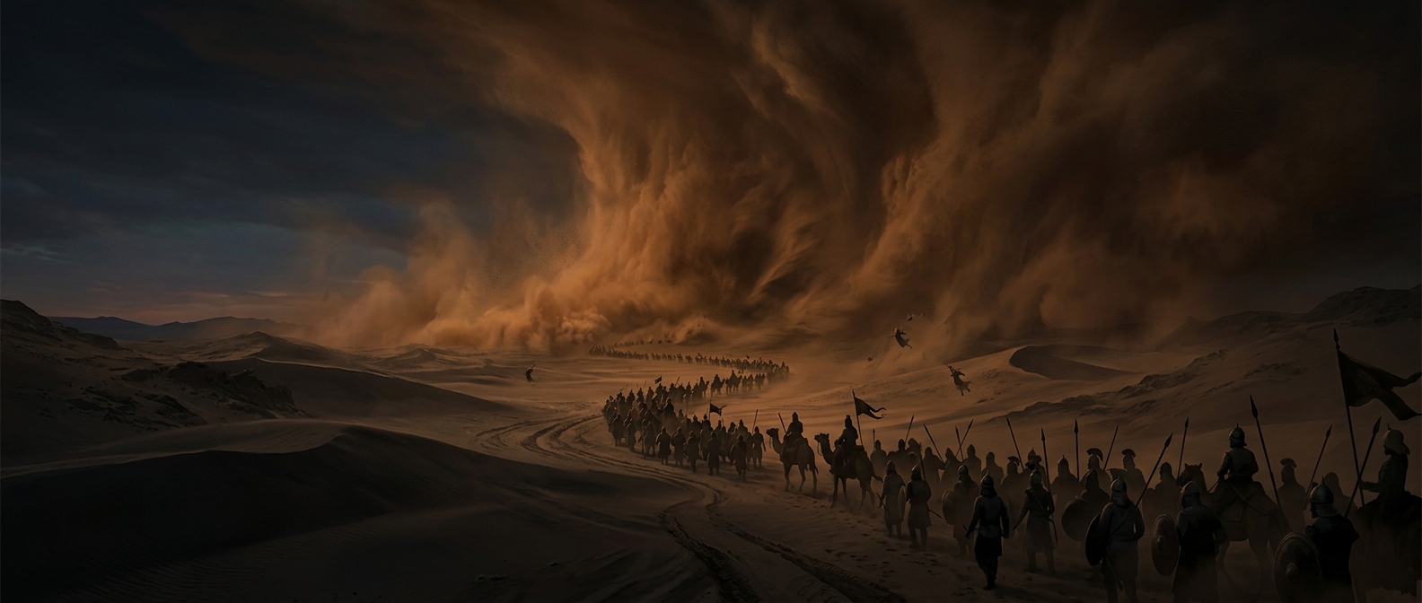 The army that supposedly vanished in a sandstorm