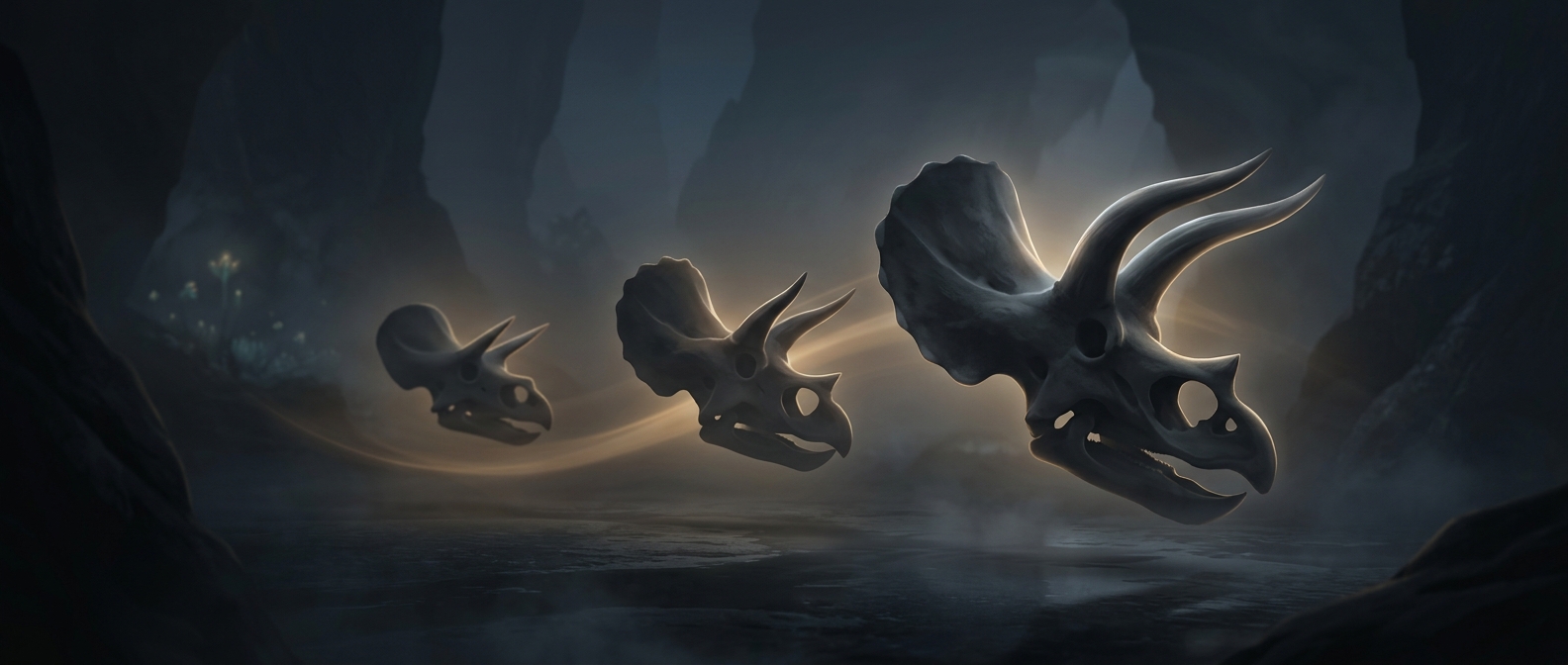 Triceratops horns changed shape as they grew