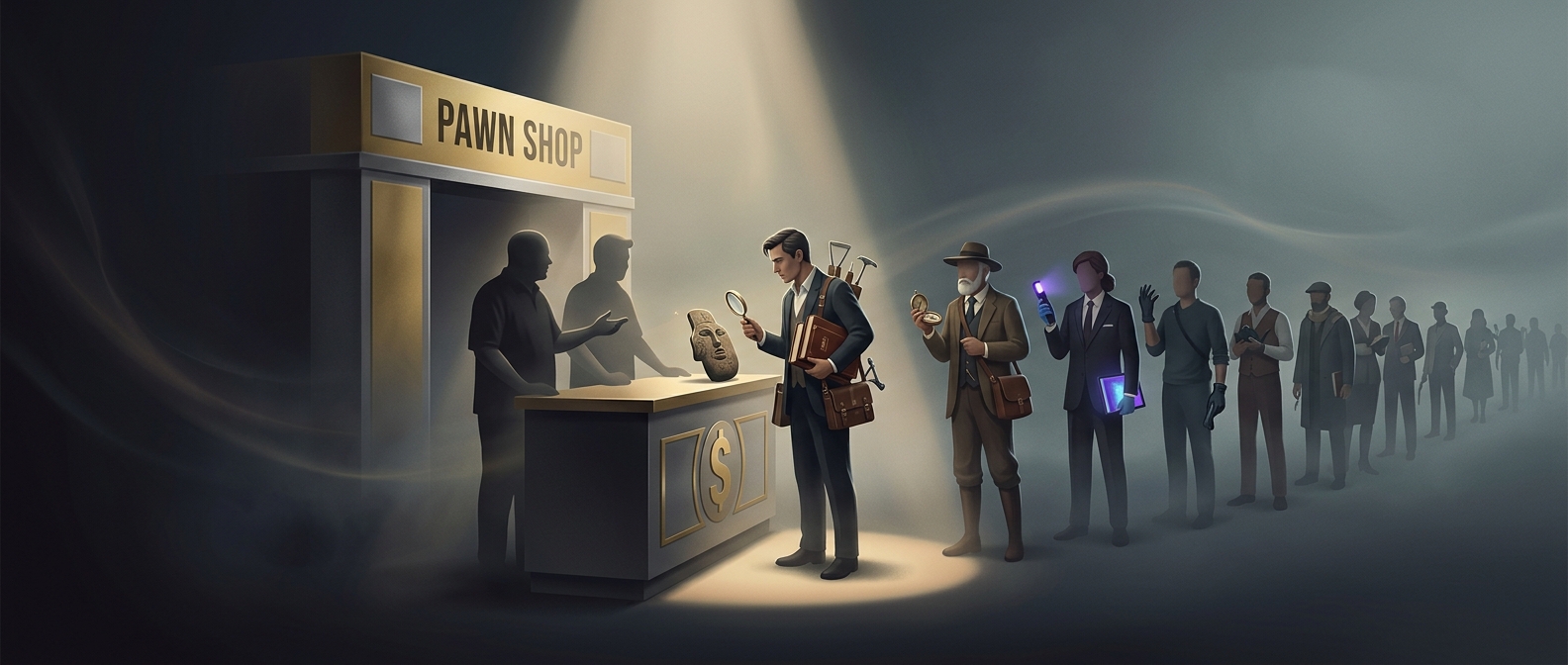 Pawn Stars employees constantly call in outside appraisers