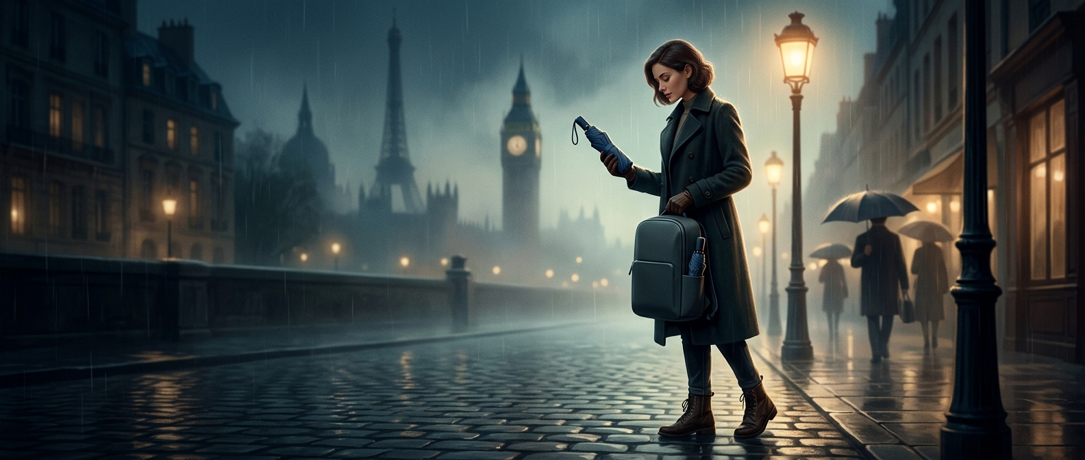 Collapsible umbrellas changed how people pack for rain