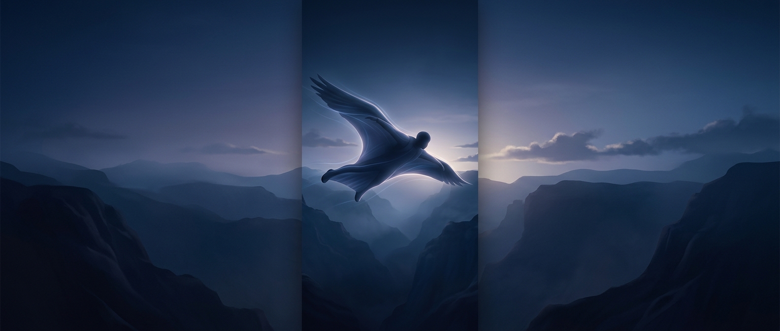 How wingsuits turn falling people into gliders