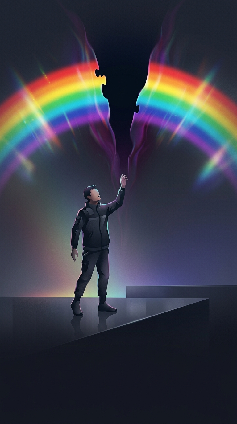 Which wildly popular color does not actually exist anywhere in the physical spectrum of light?