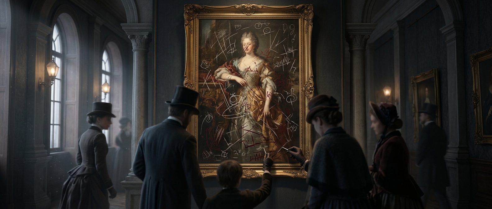 Victorian museum visitors damaged the exhibits