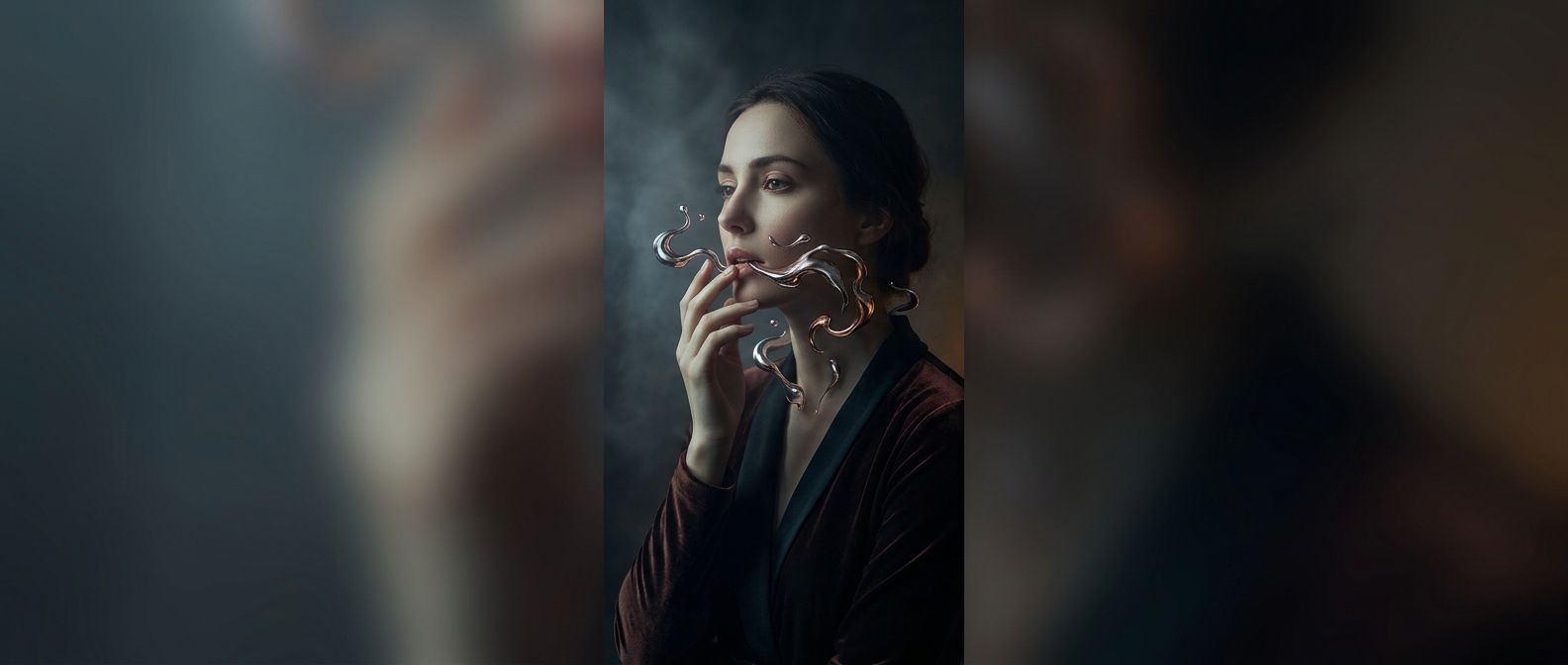 Phantom tasting leaves a sudden metallic flavor