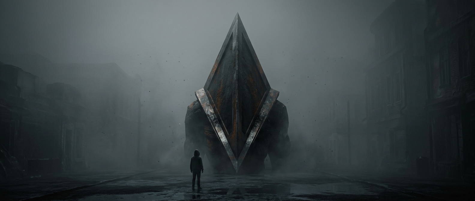 Silent Hill 2 features a monster shaped like a giant pyramid