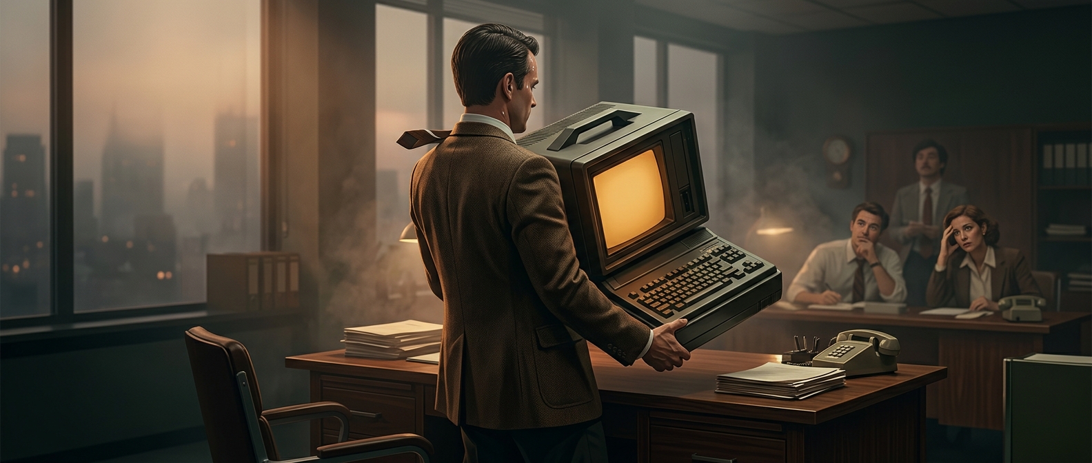 The first laptop weighed 24 pounds