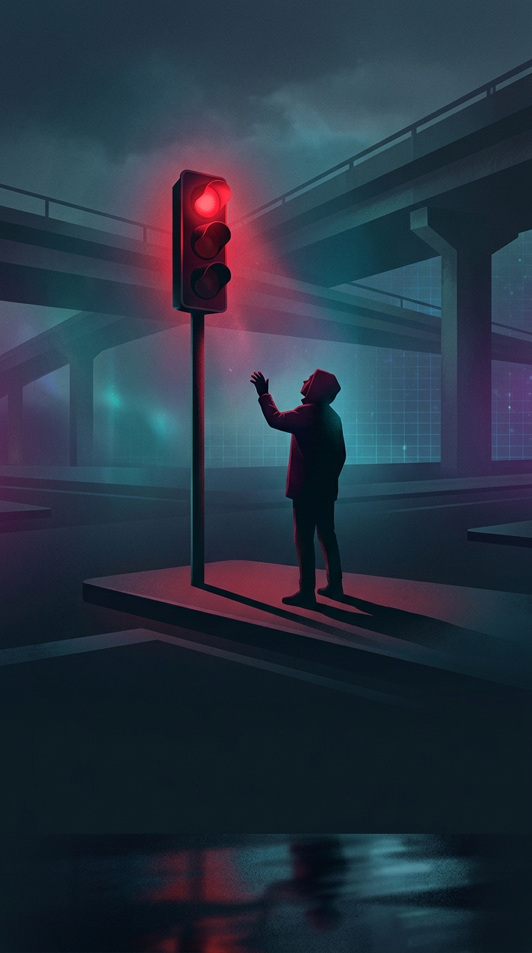 Traffic engineers quietly instituted a two-second 'all-red' phase at intersections to stop what specific human error?