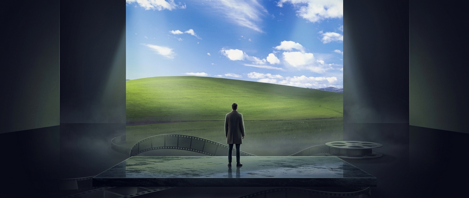 The Windows XP wallpaper is a real place