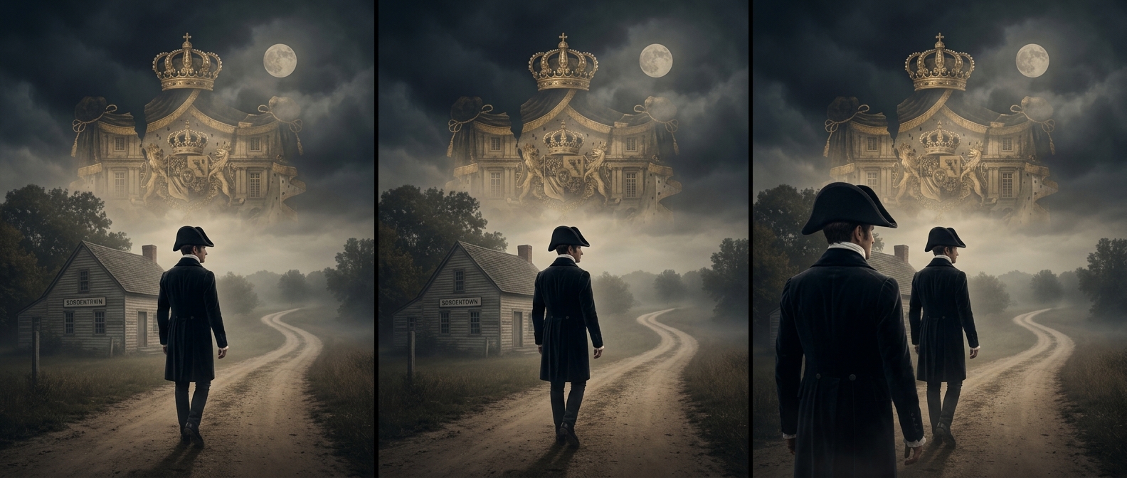 The former king who built an estate in New Jersey