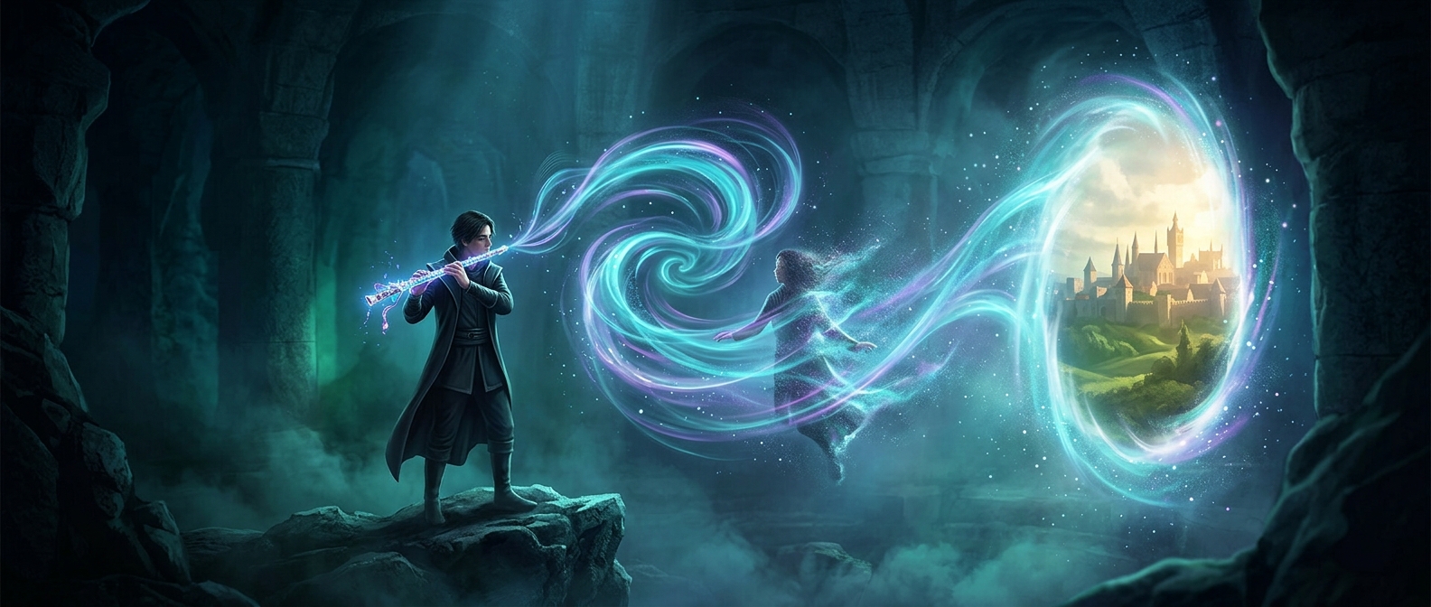 Magic flutes instantly shift your location