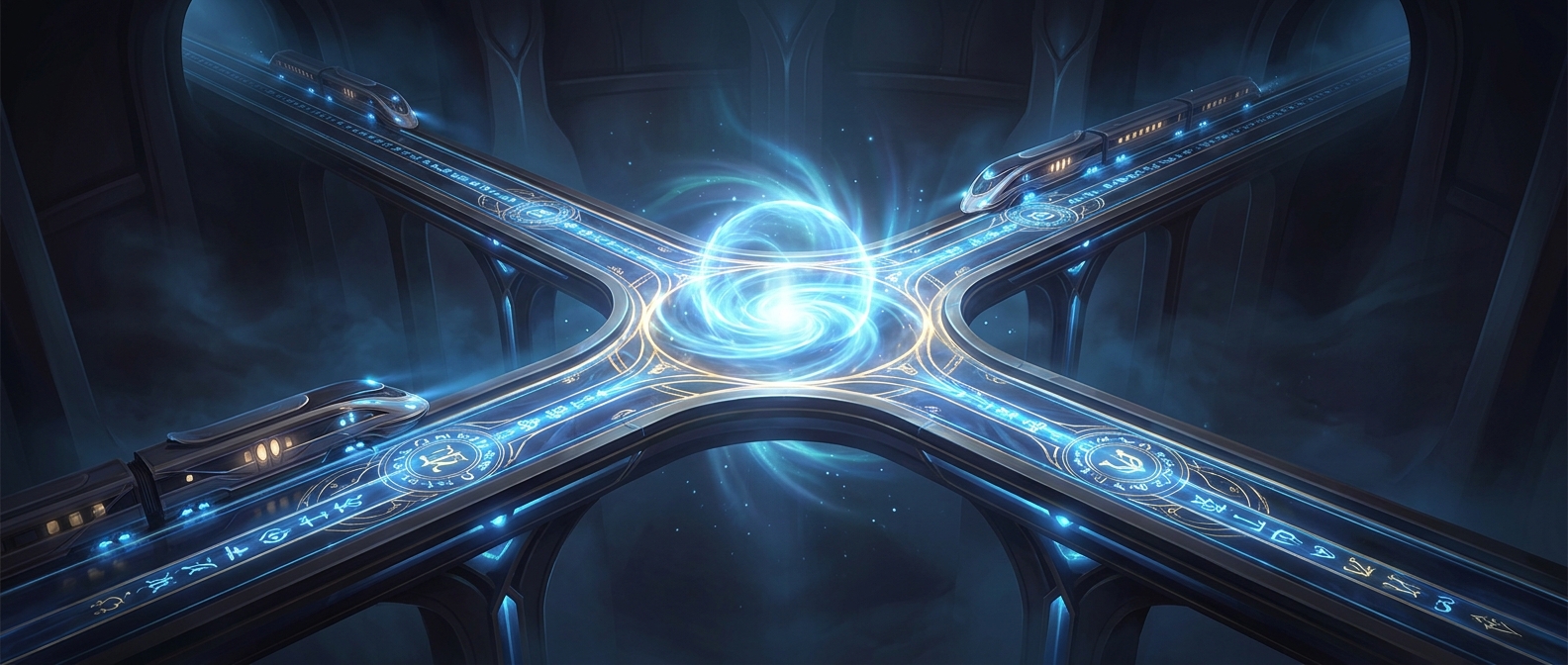 Perpendicularities pool pure magical power