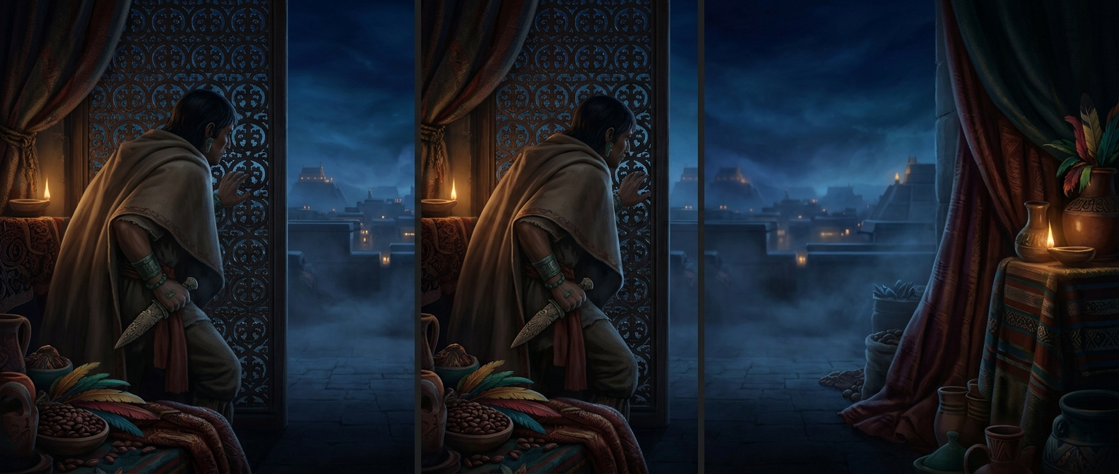 Emperor Ahuitzotl utilized elite Pochteca merchants as undercover military spies abroad