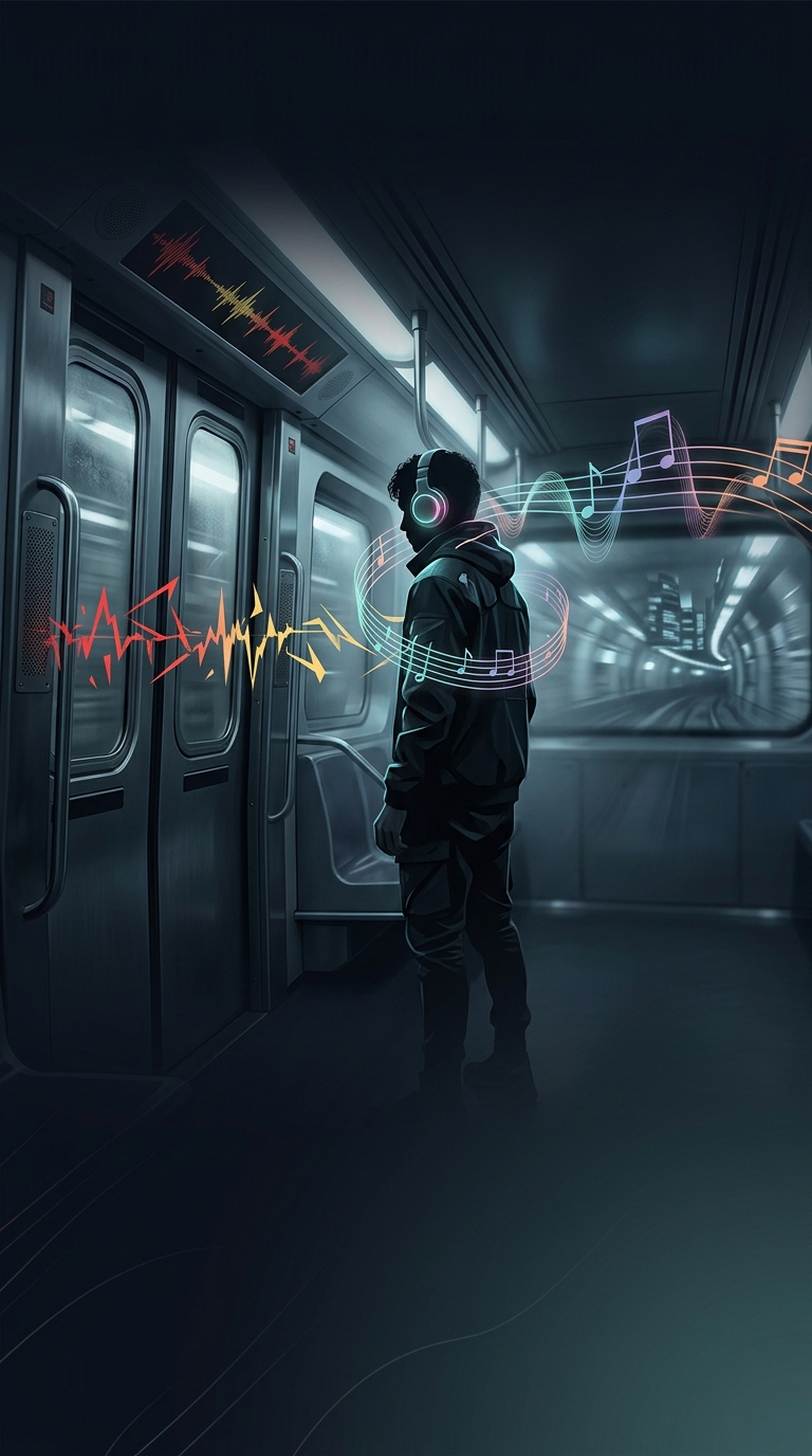 Transit authorities scrapped harsh warning alarms on subway doors in favor of musical chimes for what psychological reason?