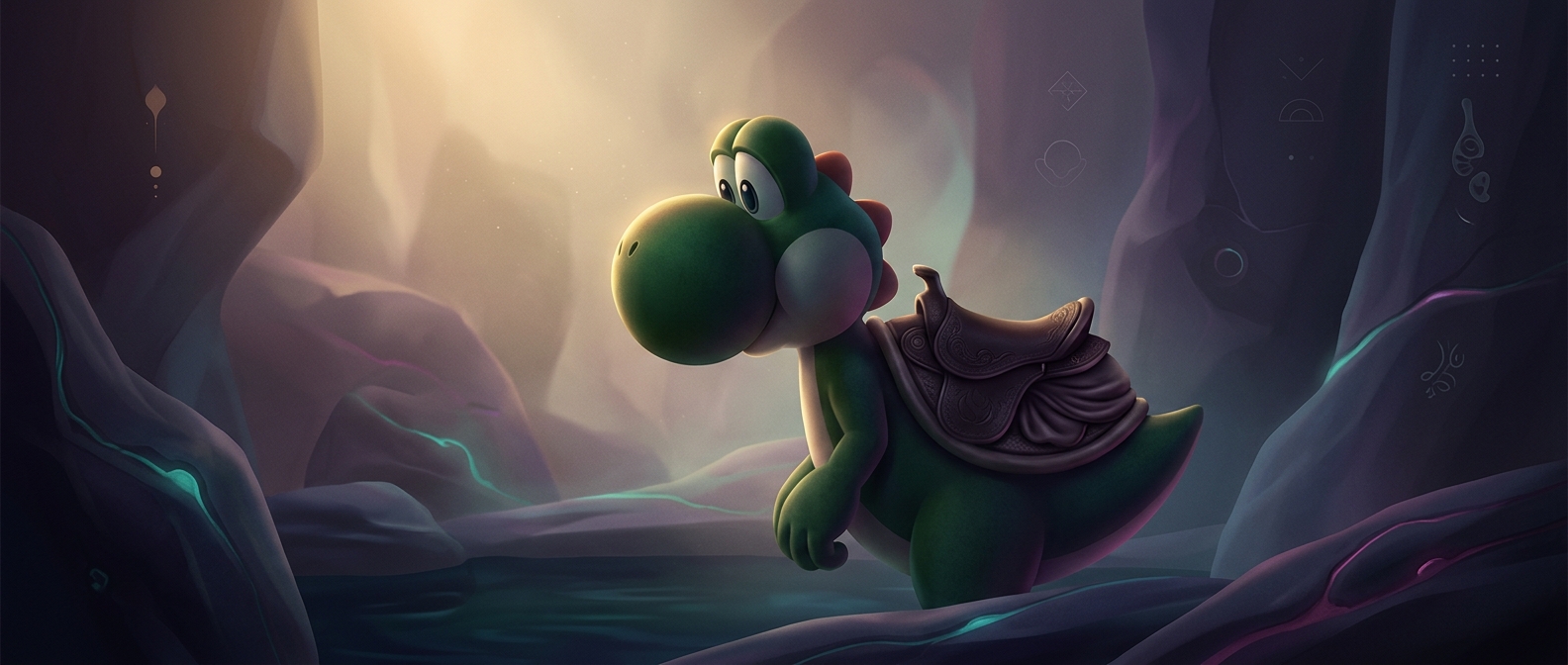 Yoshi's saddle was meant to be used